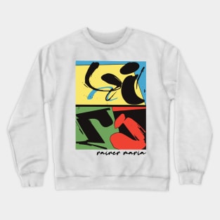 Rainer Maria == Original Retro Style Fan Design Crewneck Sweatshirt